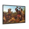The Hunted Slaves by Richard Ansdell Framed Canvas