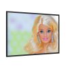 88289-415.jpg Barbie Doll Face Framed Canvas