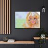 88289-419.jpg Barbie Doll Face Framed Canvas