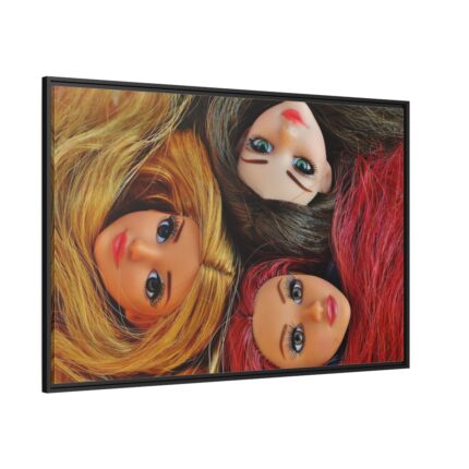 Barbie Doll Friendship Framed Canvas