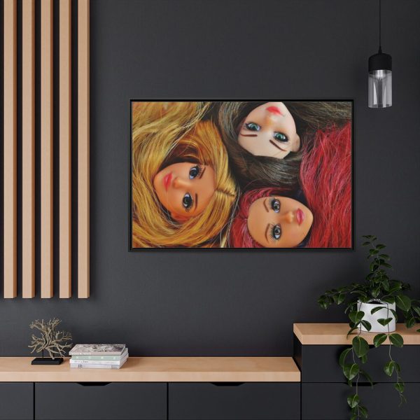 88289-429.jpg Barbie Doll Friendship Framed Canvas