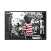 Sad Kid Framed Canvas
