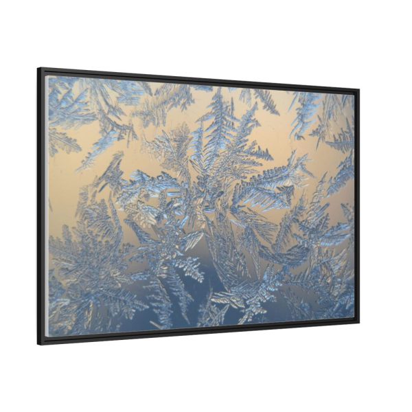 88289-440.jpg Closeup on Ice Crystals Framed Canvas