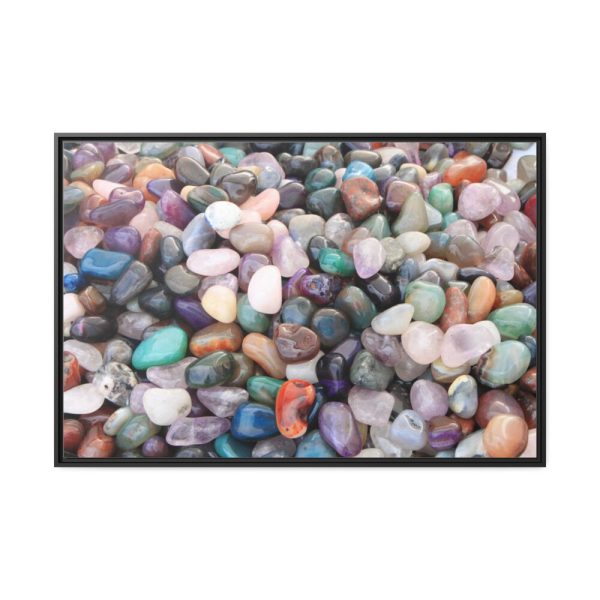88289-466.jpg Colorful Stones Framed Canvas