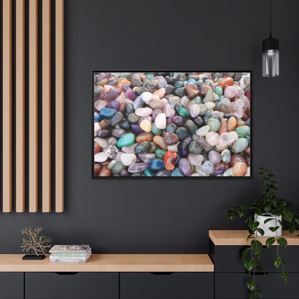 88289-469.jpg Colorful Stones Framed Canvas