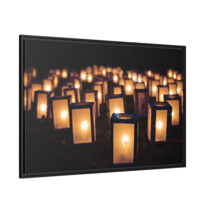 Candle Decoration Framed Canvas - Image 1