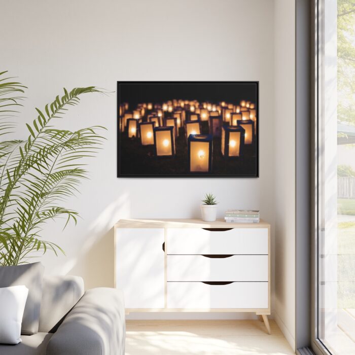 Candle Decoration Framed Canvas - Image 4