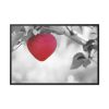 88289-491.jpg Red Apple in the Black and White Framed Canvas