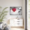 88289-493.jpg Red Apple in the Black and White Framed Canvas