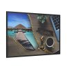 88289-50.jpg Office Work vs Sea and Beach Framed Canvas