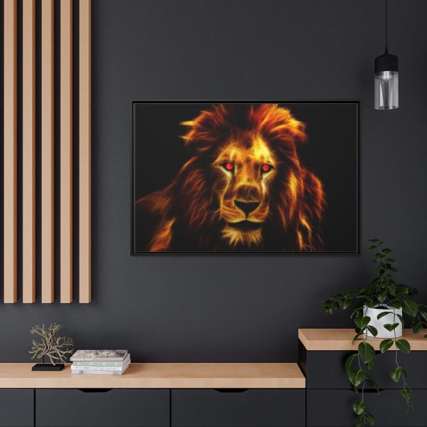 88289-509.jpg Lion King from Africa Framed Canvas