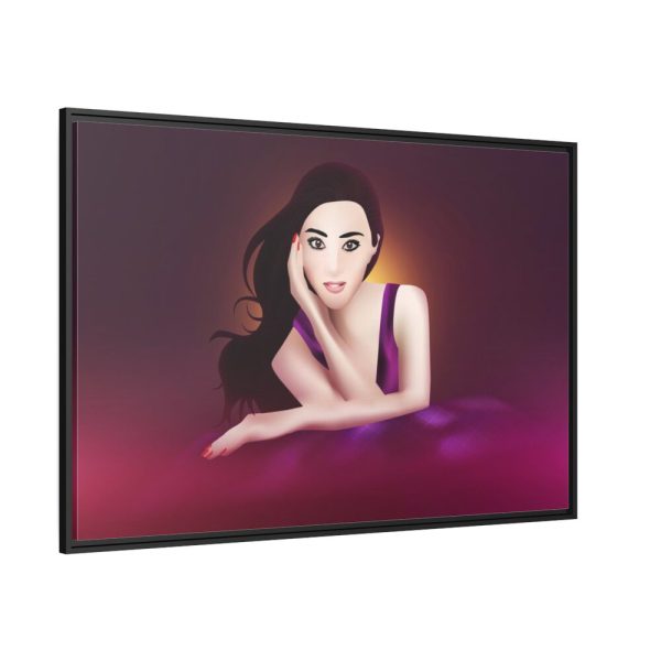 88289-515.jpg Chinese Fashion Girl Framed Canvas