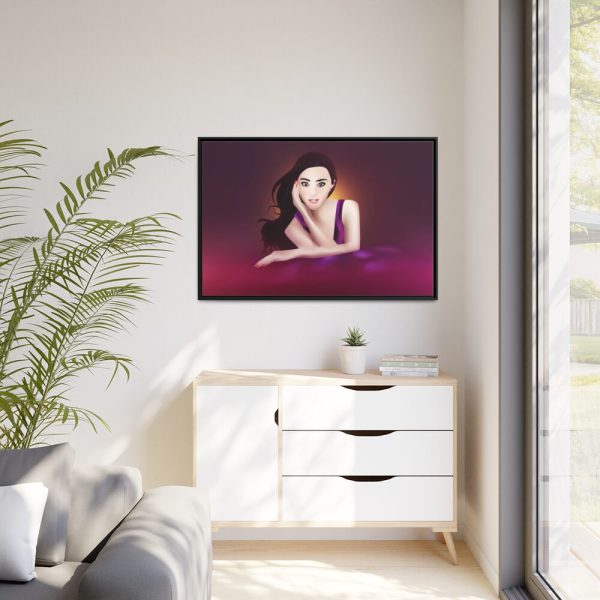 88289-518.jpg Chinese Fashion Girl Framed Canvas