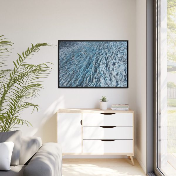 88289-528.jpg Guyot Glacier Crevasses Framed Canvas