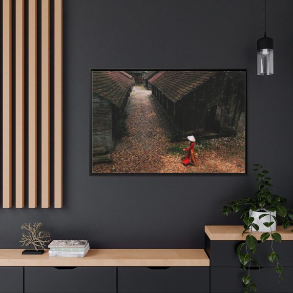 88289-539.jpg Old Village Framed Canvas