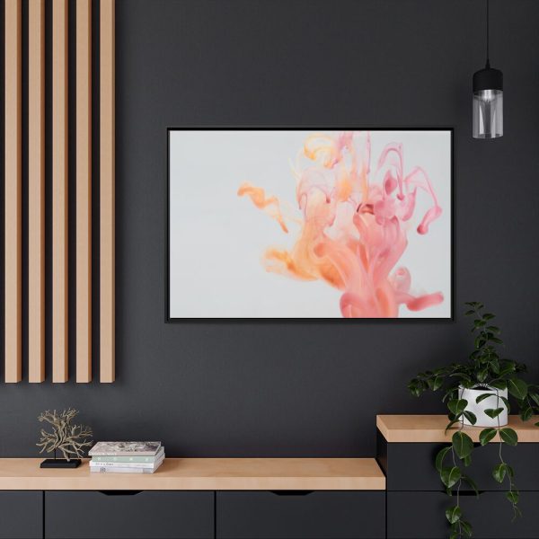 88289-549.jpg Ink Trail Water Framed Canvas