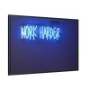 88289-55.jpg Work Harder Motivation Framed Canvas
