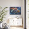Trees Digital Art Framed Canvas