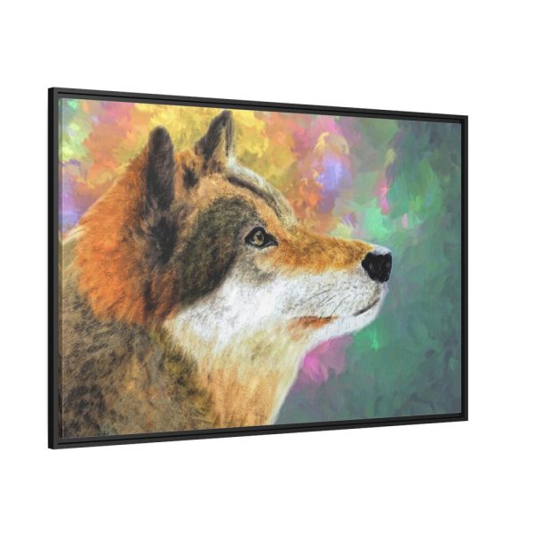 88289-595.jpg Wolf Portrait Framed Canvas