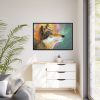 88289-598.jpg Wolf Portrait Framed Canvas