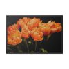 88289-611.jpg A Bouquet of Bright Orange Tulips Framed Canvas