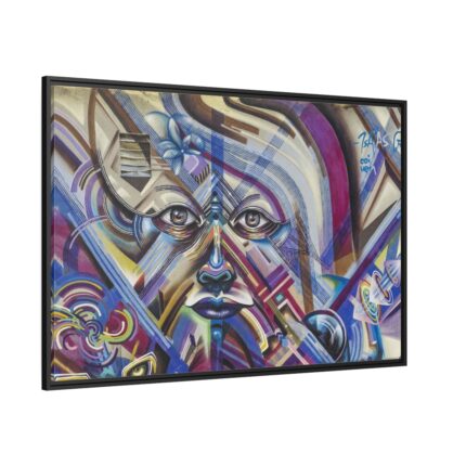 Urban Street Art Framed Canvas