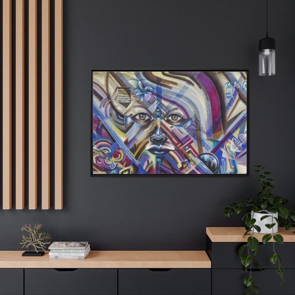 88289-619.jpg Urban Street Art Framed Canvas