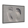 88289-620.jpg Small Footprints in the Sand Framed Canvas
