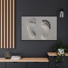 88289-624.jpg Small Footprints in the Sand Framed Canvas
