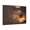 88289-625.jpg Brick Wall with Plate Framed Canvas