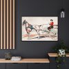 88289-689.jpg A Kentucky Breaking Cart by Edward Penfield Framed Canvas