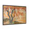 88289-700.jpg Japanese Autumn Maples With Poem Slips by Tosa Mitsuoki Framed Canvas