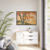 88289-703.jpg Japanese Autumn Maples With Poem Slips by Tosa Mitsuoki Framed Canvas