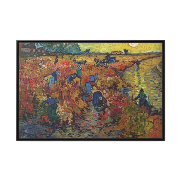 88289-711.jpg Vincent van Gogh's The Red Vineyard Framed Canvas