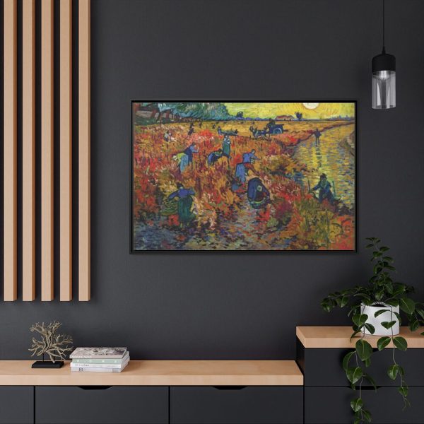 88289-714.jpg Vincent van Gogh's The Red Vineyard Framed Canvas