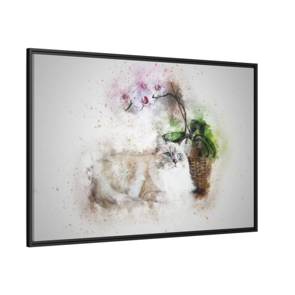 88289-715.jpg Cat is Lying Down Framed Canvas