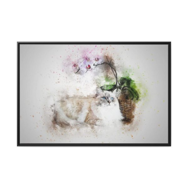 88289-716.jpg Cat is Lying Down Framed Canvas