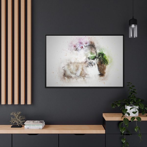 88289-719.jpg Cat is Lying Down Framed Canvas