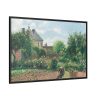 The Artist's Garden Camille Pissarro Framed Canvas