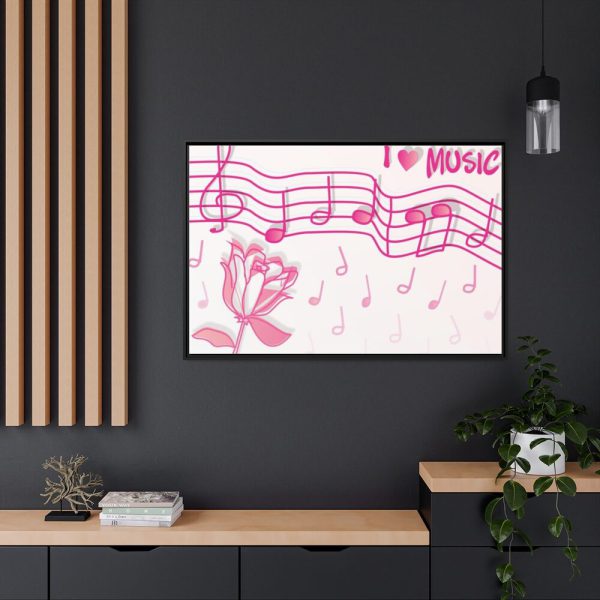 88289-74.jpg Love Music Framed Canvas