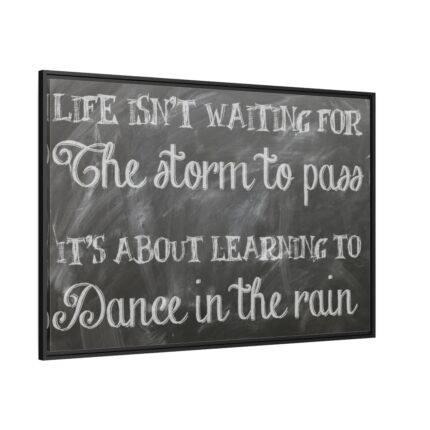 Daily Inspiration Framed Canvas