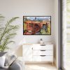88289-755.jpg Old Antique Abandoned Tractor Framed Canvas