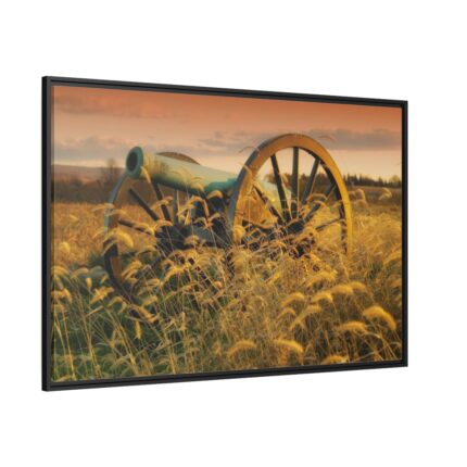Antietam Maryland Cannon Framed Canvas