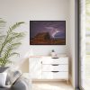 88289-8.jpg Barn Lightning Bolt Storm Framed Canvas
