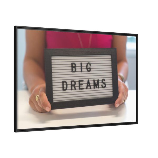 Big Dreams Framed Canvas