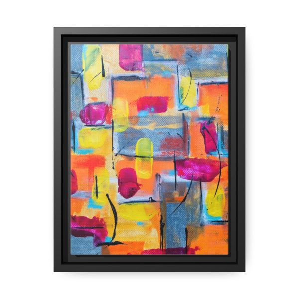 88290.jpg Watercolors Palette Framed Canvas