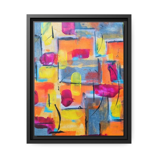 88291.jpg Watercolors Palette Framed Canvas