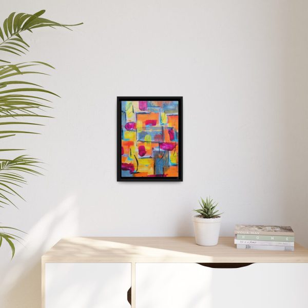 88292-3.jpg Watercolors Palette Framed Canvas