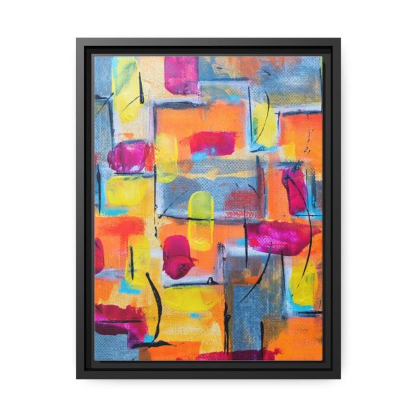 88292.jpg Watercolors Palette Framed Canvas