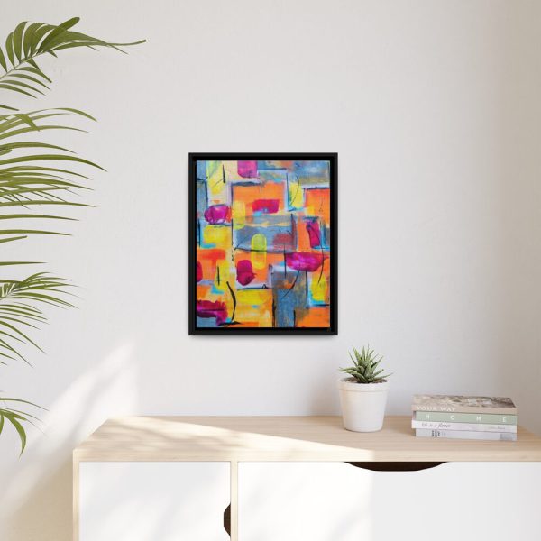88293-3.jpg Watercolors Palette Framed Canvas